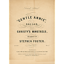 Gentle Annie; arr