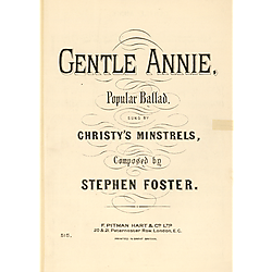 Gentle Annie; arr