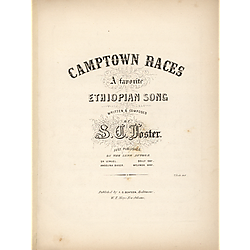 Gwine to run all night, or, De Camptown races