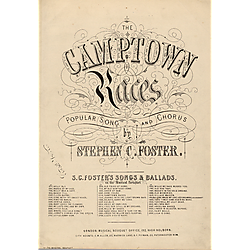 Gwine to run all night, or, De Camptown races