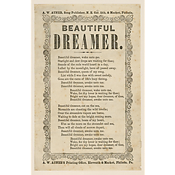 Beautiful dreamer. Text Text