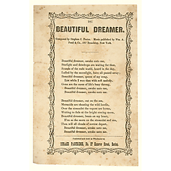 Beautiful dreamer. Text Text