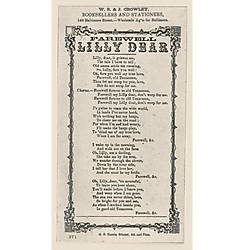 Farewell my Lilly dear. Text Text