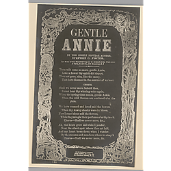 Gentle Annie. Text Text