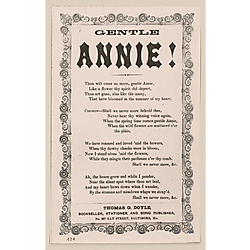 Gentle Annie. Text Text