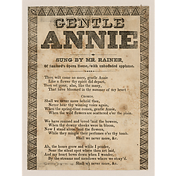 Gentle Annie. Text Text