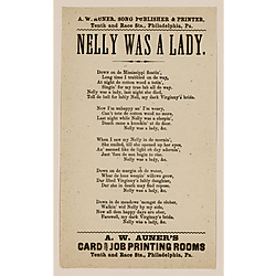 Nelly was a lady. Text Text