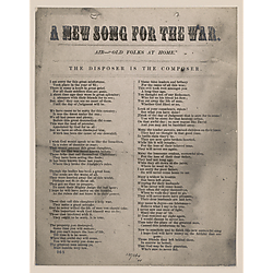 new song for the war