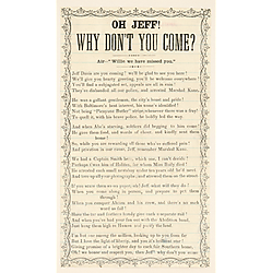 Oh Jeff! Why don't you come?