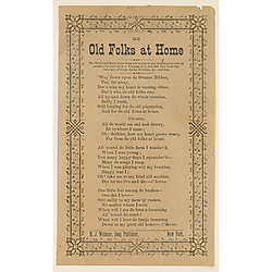 Old folks at home. Text Text