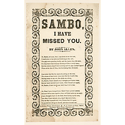 Sambo, I have missed you
