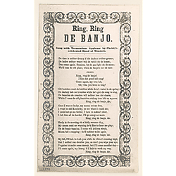 Ring de banjo. Text Text