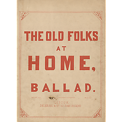 Old folks at home; arr