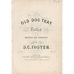 Old dog Tray; arr