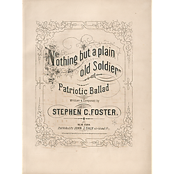 I'm nothing but a plain old soldier