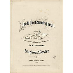 Mine is the mourning heart