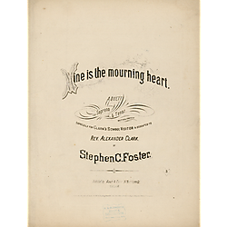 Mine is the mourning heart