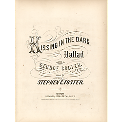 Kissing in the dark