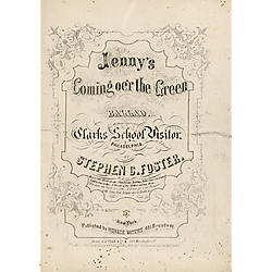 Jenny's coming o'er the green