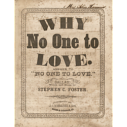 No one to love
