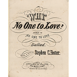 No one to love