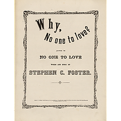 No one to love
