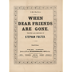 When dear friends are gone