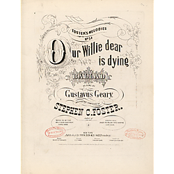 Our Willie dear is dying