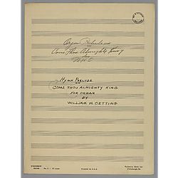 Organ preludes on well-known hymn tunes
