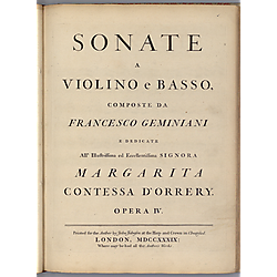 Sonatas, violin, continuo