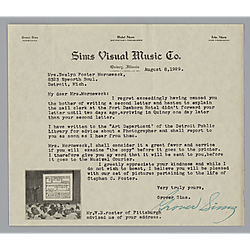 From Grover Sims to Evelyn Foster Morneweck