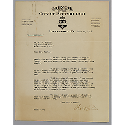 From Robert Garland of Pittsburgh City Council to W.B. Foster