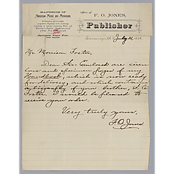 From F.O. Jones to Morrison Foster
