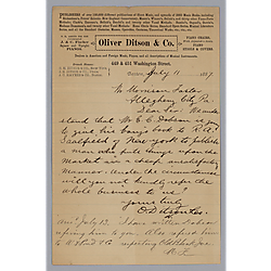 From Oliver Ditson & Co. to Morrison Foster