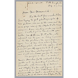 To Evelyn Foster Morneweck from Louis Edgar Johns