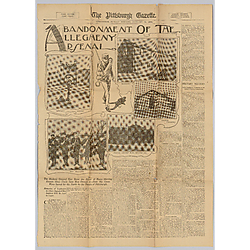 "Abandonment of the Allegheny Arsenal," The Pittsburgh Gazette