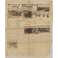 "The Trail of Forbes' Army Through Pittsburgh," The Pittsburgh Gazette