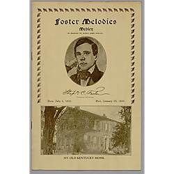 Pamphlet, "Foster Melodies Medley in Memory of Judge John Rowan"