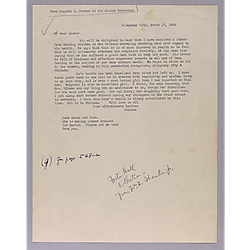 From Stephen Foster to Henrietta Thornton