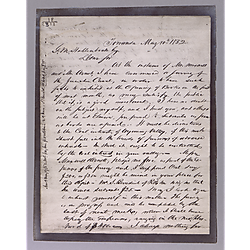 Photostat of letter from William Foster, Jr., to G. Hallenback, Esq.