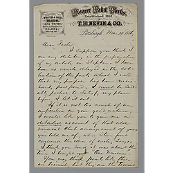 From Robert P. Nevin to Morrison Foster