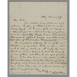 From Robert P. Nevin to Henry B. Foster, Esq.