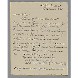 From Barclay Foster to Evelyn Foster Morneweck