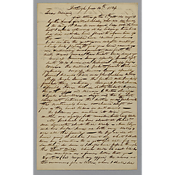 From William B. Foster to William Foster, Jr.
