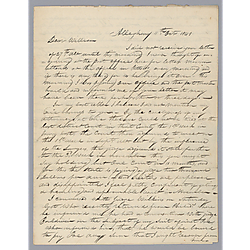 From William B. Foster to William Foster, Jr.