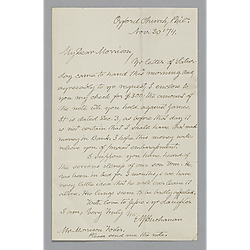 From Edward Buchanan to Morrison Foster