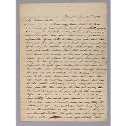 From Henrietta Thornton to "my dear brother"