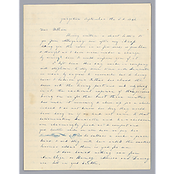 From Eliza C. Foster to William Foster, Jr.