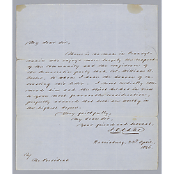 Letter of Reference for William Foster from John Kane