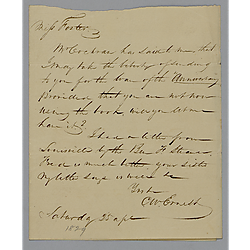 From C.W. Ernest to Charlotte Foster